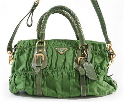 prada green handbag|green prada purse.